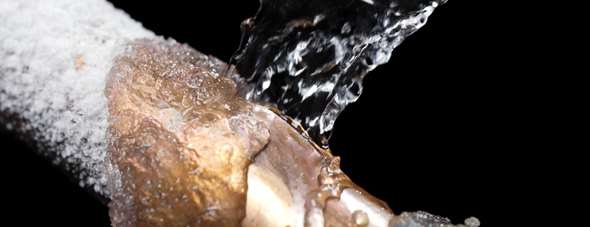 Frozen pipe