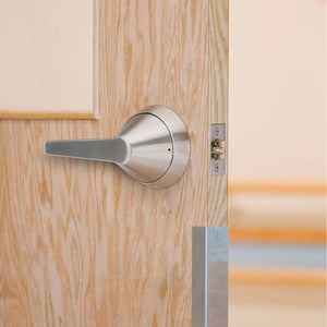 Marks LifeSaver 195SS Institutional Series Life Safety Cylindrical Lockset on Exterior