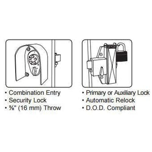 dormakaba Simplex 927 / 929 Pushbutton Lock
