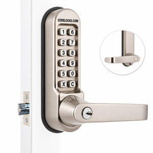 Codelocks CL515 Key Override - Stainless Steel
