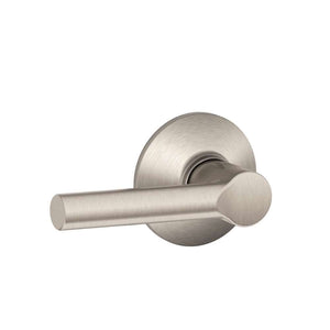 SCHLAGE F10 Broadway Passage Lever Set in Satin Chrome