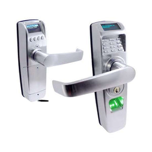 Fingerprint keypad lever lock