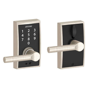 Schlage Touch FE695 CAM BRW Satin Nickel