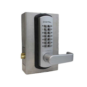 3835 in Satin Chrome Marine Grade installed on the Lockey GB2500 Gate Box