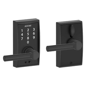 Schlage Touch FE695 CAM BRW Matte Black