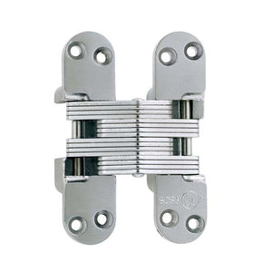 SOSS satin chrome invisible door hinge