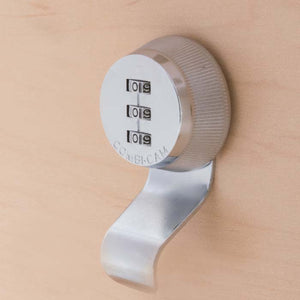 7850 Finger Pull in Satin Chrome on Exterior