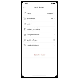 Change Basic Settings