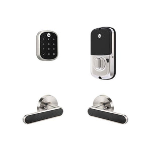 Yale YRD256 Front Entry Kincaid BK Bundle in Satin Nickel