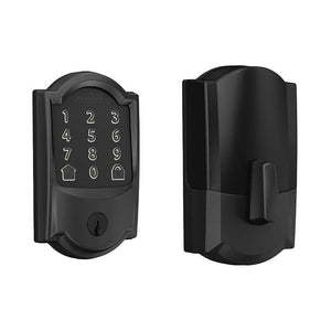 Schlage Encode BE489WB Camelot in Matte Black