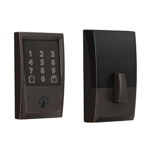 Schlage Encode BE489WB Century in Aged Bronze