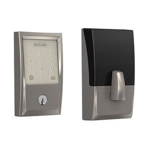 Schlage Encode BE489WB Century in Satin Nickel