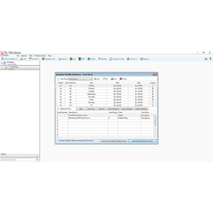 Schedule lock operation and access times