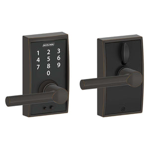Schlage Touch FE695 CAM BRW Aged Bronze