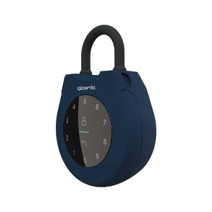 igloohome SK3E angled with padlock shackle