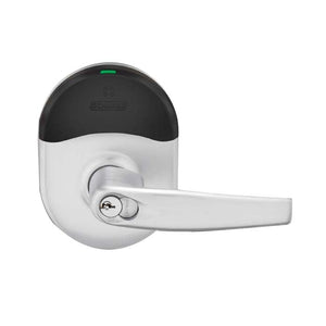 Schlage NDE with Athens lever in Satin Chrome