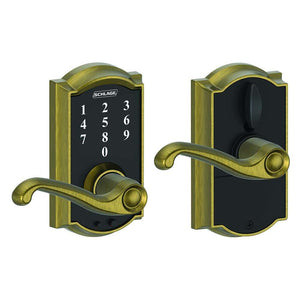 Schlage Touch FE695 CAM FLA gold