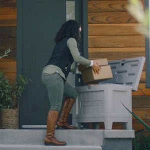 Packages are safely stored until you can retrieve them