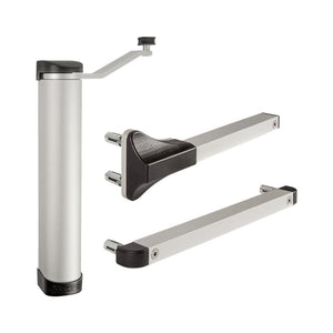 Locinox Lion Compact 90° or 180° Retrofit Gate Closer in Silver