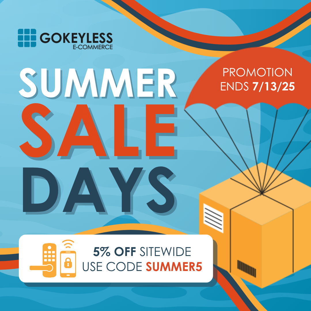 Unlock Summer Savings: 5% Off Storewide During GoKeyless Summer Sale Days!