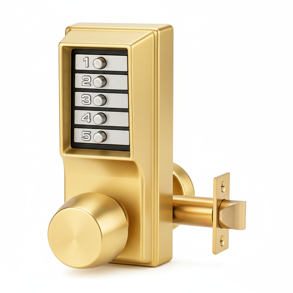 Cipher Key Lock Simplex 1031 Push Button Cipher Lock with Passage | GoKeyless