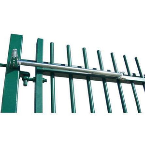 Photo of TB650 installed on green gate.
