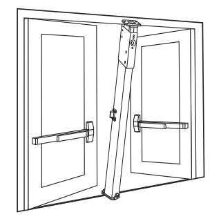 Von Duprin KR4954 Keyed Removable Steel Mullion | GoKeyless