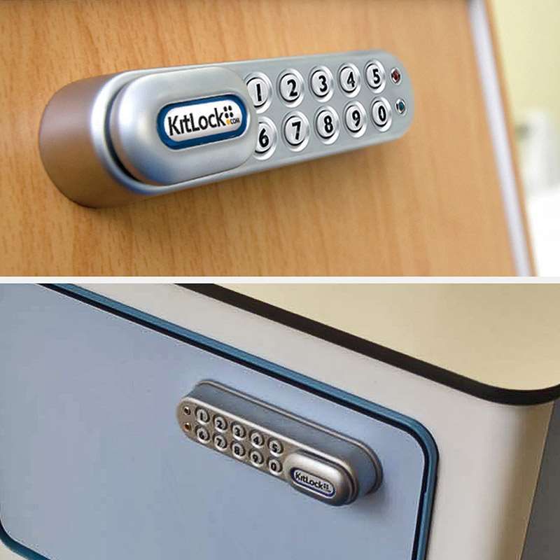 KitLock KL1000 Horizontal Electronic Cabinet Lock | GoKeyless