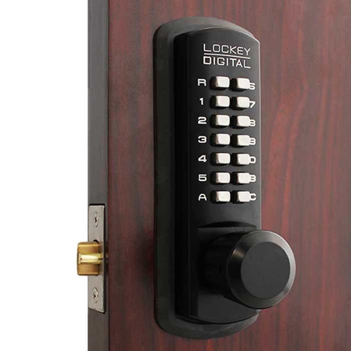 Lockey 3830 in Jet Black Marine Grade on exterior