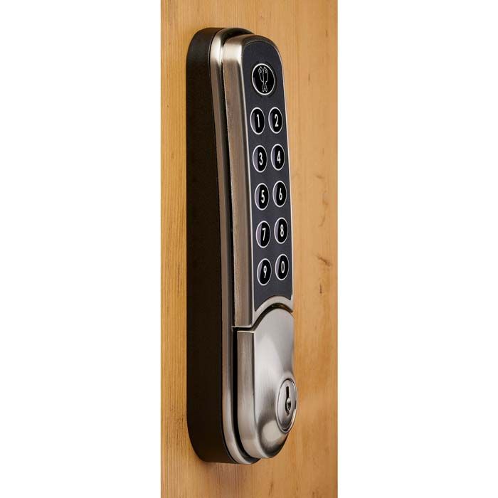 Lowe & Fletcher 3960 in Brushed Nickel on Exterior