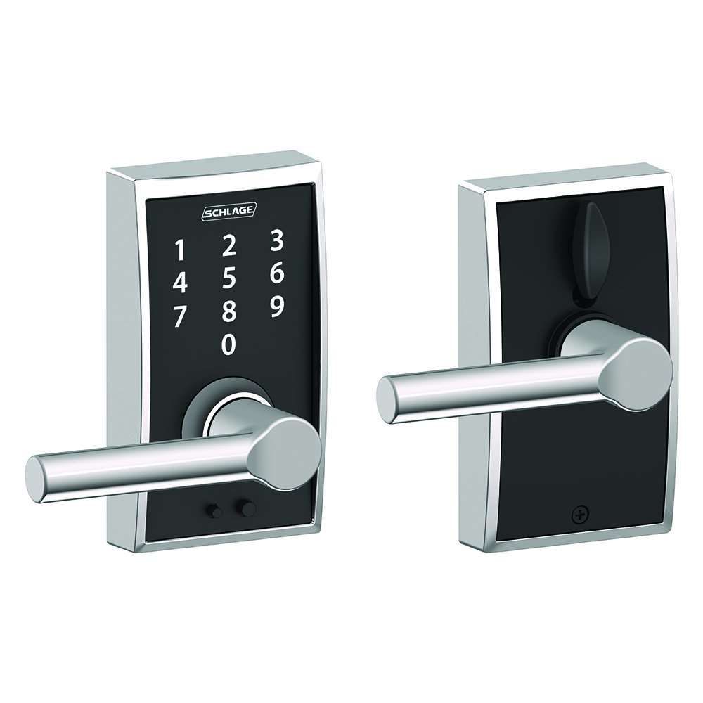 Schlage Touch FE695 CAM BRW Bright Chrome