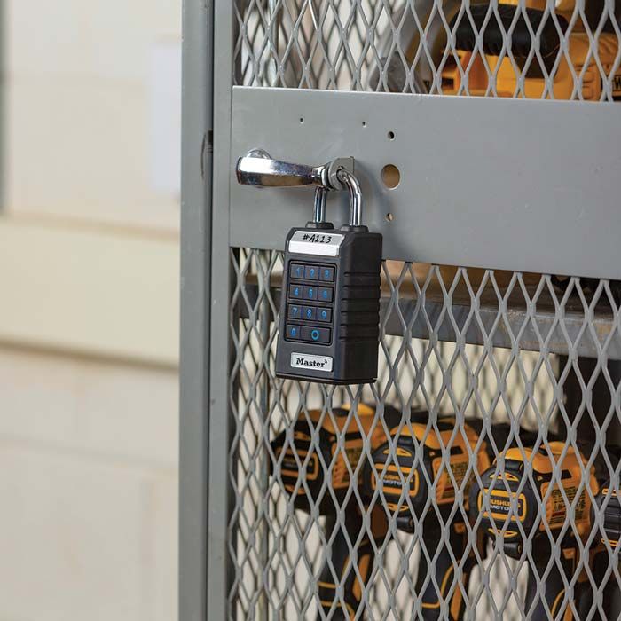 Master Lock 6400ENT on Locker Exterior