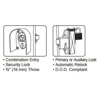 dormakaba Simplex 927 / 929 Pushbutton Lock