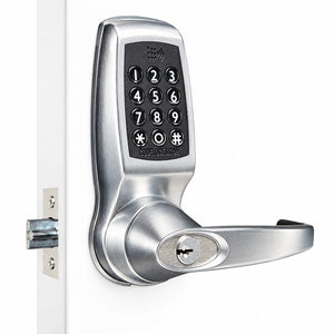 Codelocks CL4510 BS CC ConnectShare Medium-Duty Bluetooth Smart Lock - Brushed Steel