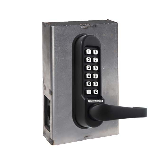 Codelocks CL510/515 in Jet Black Marine Grade Gate Box Kit