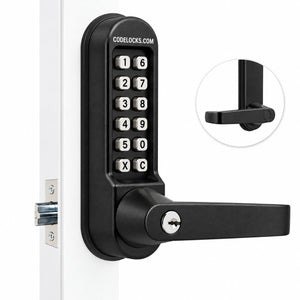 Codelocks CL515 Key Override - Jet Black Marine Grade