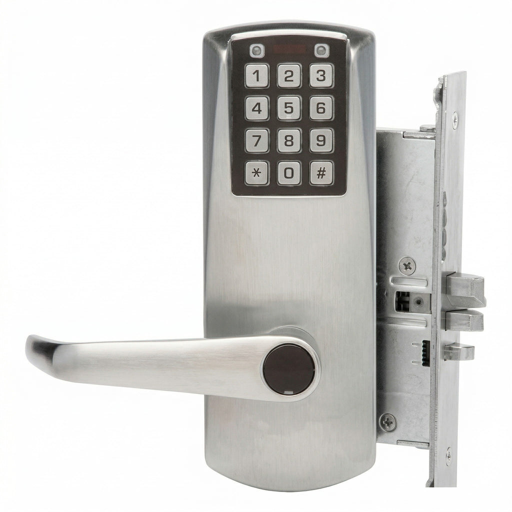 dormakaba E-Plex E2066 Mortise Keypad Entry Lock with Key Override