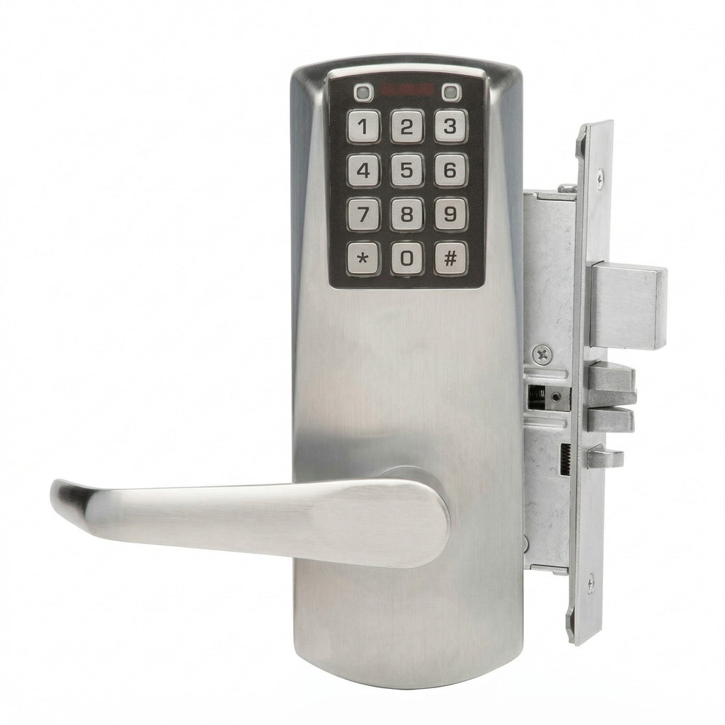 dormakaba E-Plex E2067LL626 Keypad Mortise Lock with Deadbolt