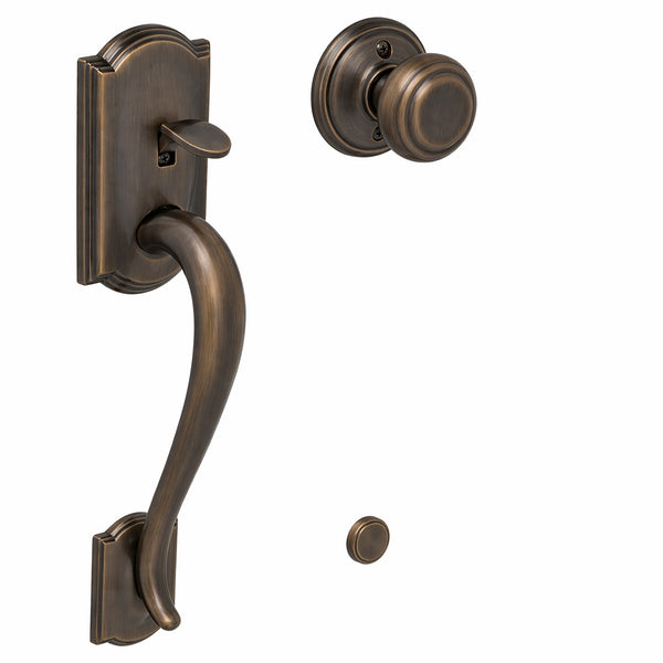 Schlage FE285 CAM GEO Lower Half Knob Handleset | GoKeyless