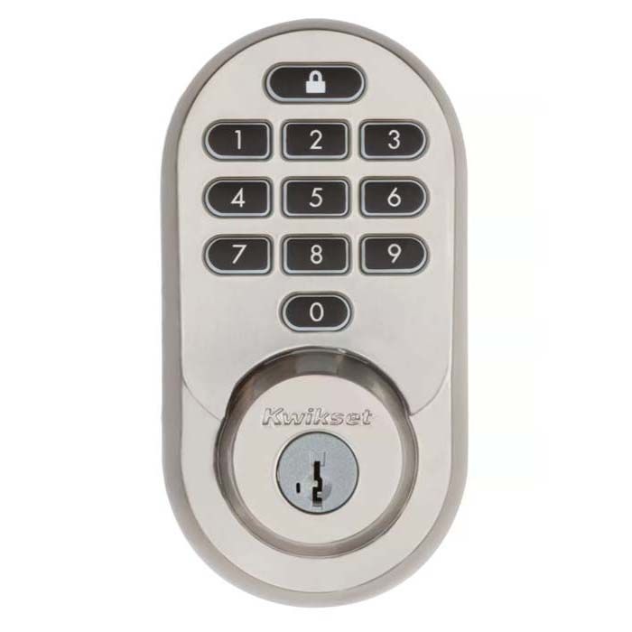 Kwikset Halo Keypad in Satin Nickel