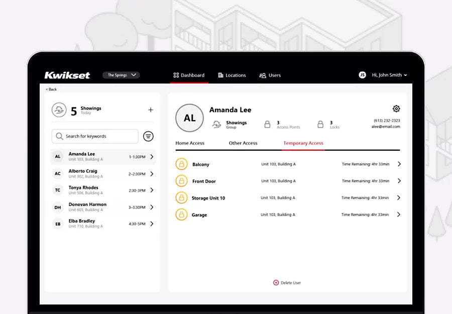 Kwikset Unite Web Based Access Control 