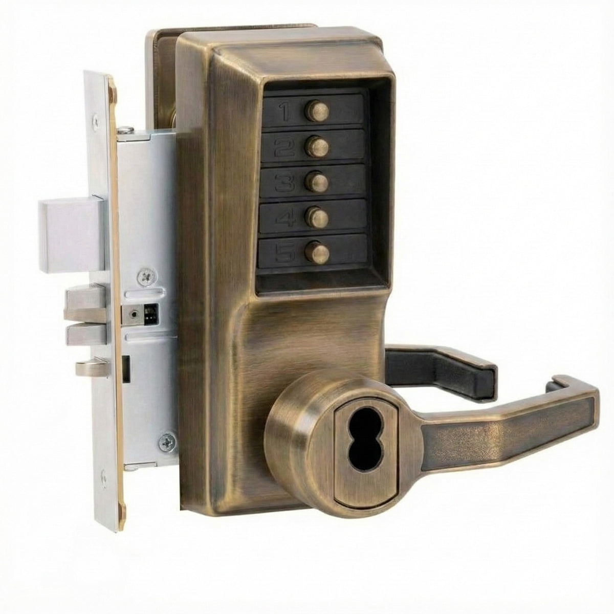 8148 Simplex 8148 Mechanical Pushbutton Mortise Lock with Deadbolt | GoKeyless