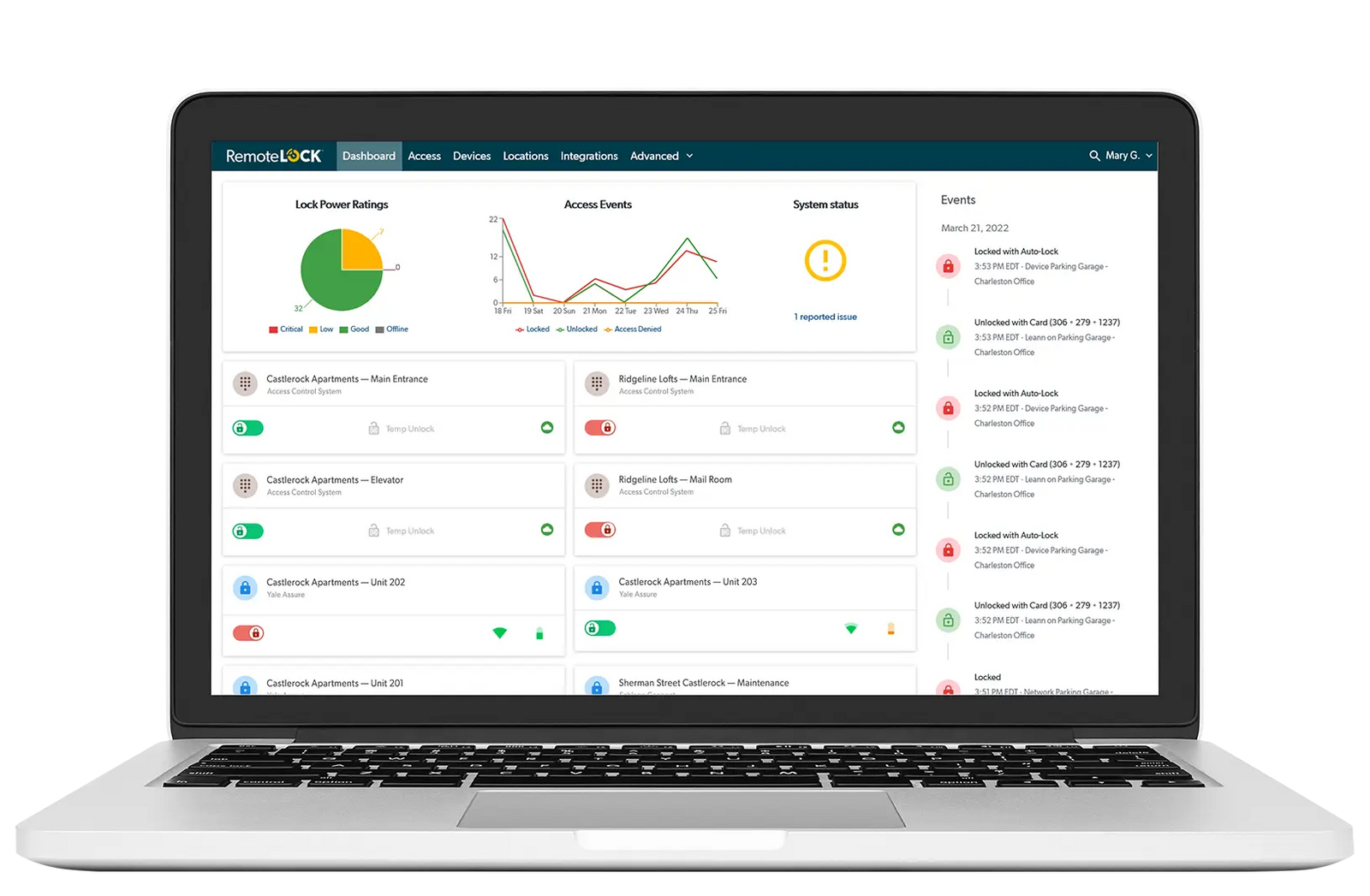 RemoteLock Software - MF - Common - 1YR