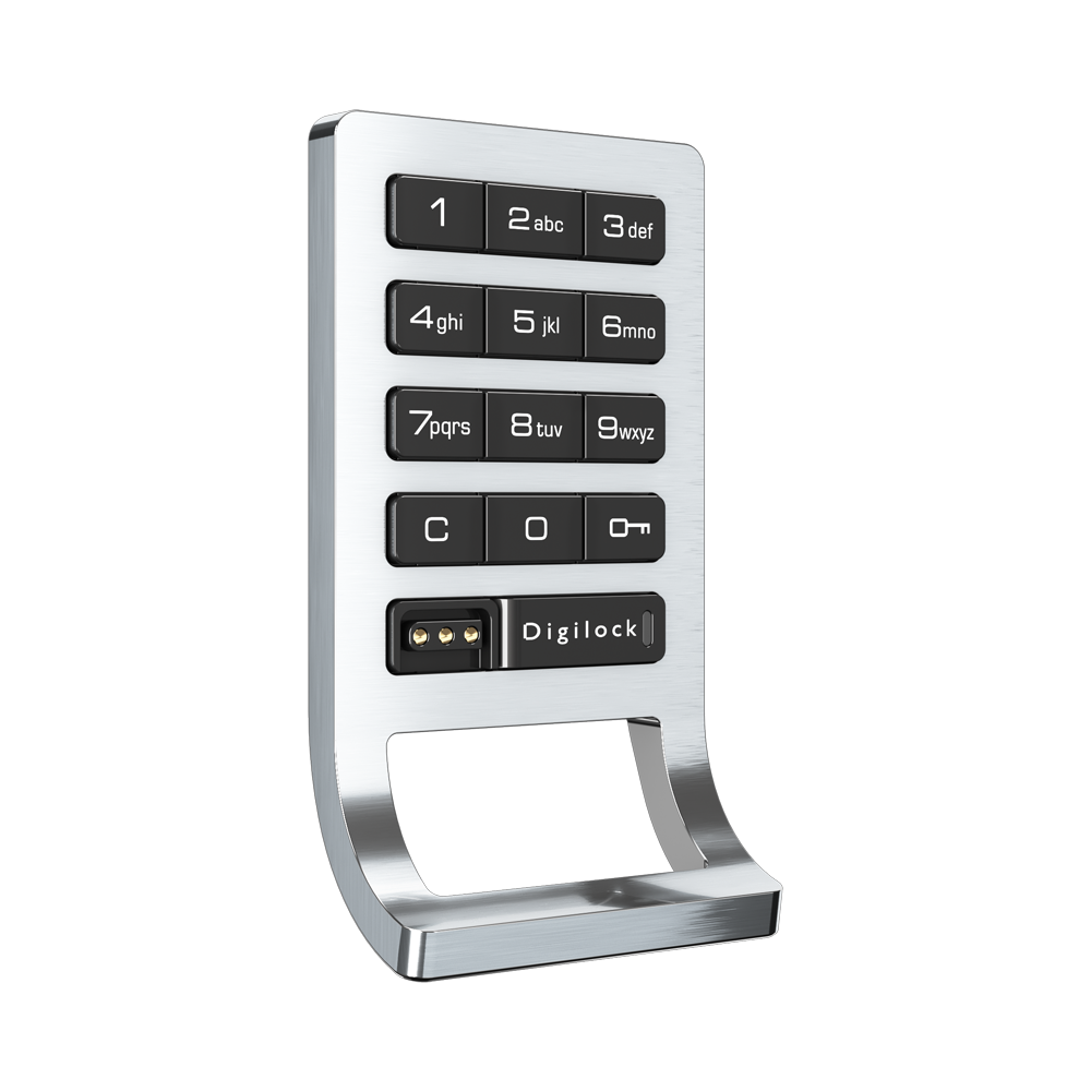 DigiLock 6G Curve Keypad Cabinet & Locker Lock | GoKeyless
