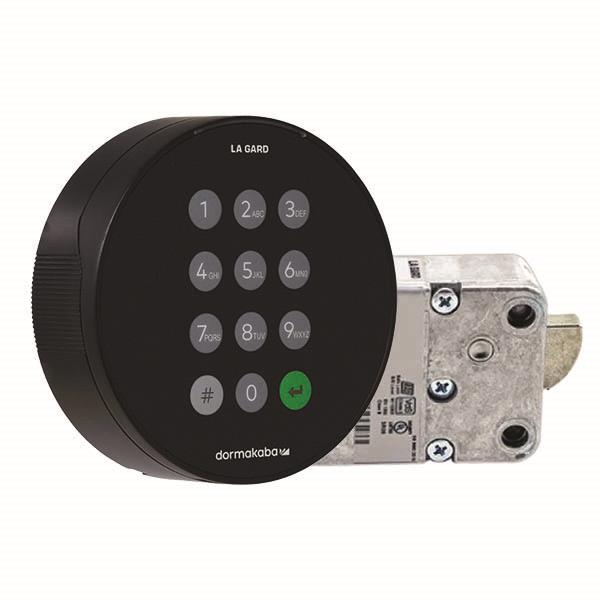 LA GARD 700 Series Black Basic Keypad with Swing Bolt Lock
