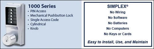 dormakaba Simplex 1011 Pushbutton Lock | GoKeyless