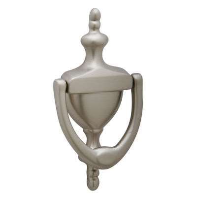 Satin Nickel Small Door Knocker Satin Nickel Small Door Knocker