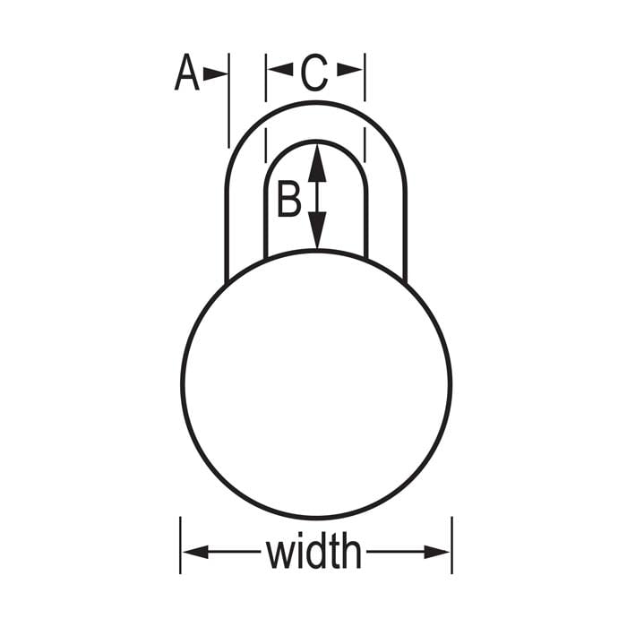 Master Lock No. 1525 Combination Padlock with Key Control Feature ...