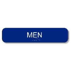 men sign