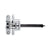 SOSS invisible chrome door hinge with spring